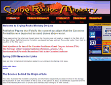 Tablet Screenshot of cryingrocks.org